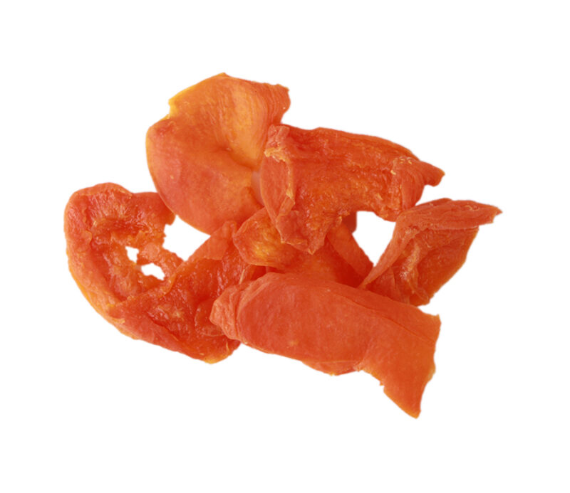 California Sun Dried Apricot Slabs, bright orange pieces, perfect for baking or snacking, from Traina Home Grown.