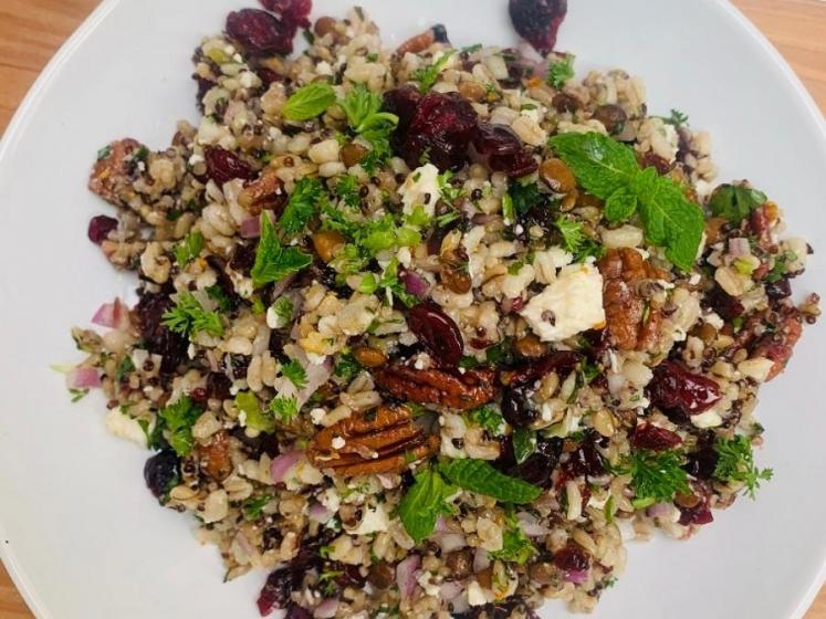 Mixed Grains with Cranberries