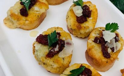 Crostini with California Sun Dried Tomatoes