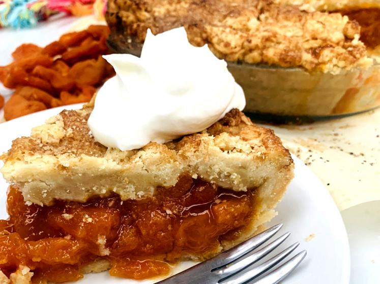 California Sun Dried Apricot Brown Sugar Pie - Traina Home Grown