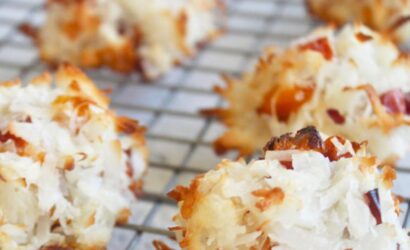 Coconut Macaroons with Traina® Home Grown fruitons® Summer Dried Fruit Blend