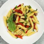 Pasta with Bold Flavors of Anchovies, Capers & Sun Dried Tomatoes