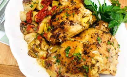 Mediterranean Chicken with ​fruitons® Seasoned Sun Dried Tomatoes