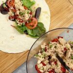 Tuna Salad Wrap with Sun Dried Tomatoes