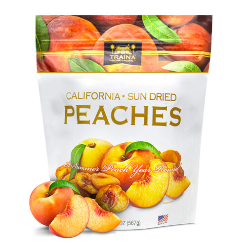 Traina Home Grown California Sun Dried Peaches 20oz