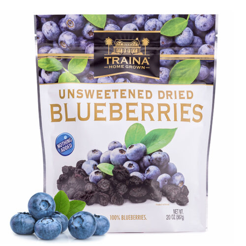 Traina Home Grown Unsweetened Dried Blueberries 20oz